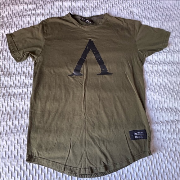 Legion T-Shirt Green Short Sleeve Tee with Graphic Design - Picture 1 of 7